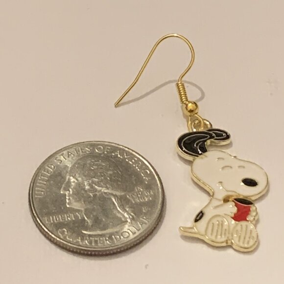 Snoopy Jewelry, Peanuts Earring, Snoopy Earring, Novelty Earring,… - Picture 3 of 5